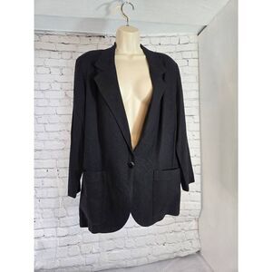 Danielle B Vintage Womens Size Small Black Blazer
